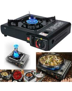 Fornello per campeggio barca feste portatile a gas butano fornelletto da cucina