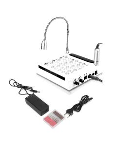 Kit Fresa Unghie 4 In 1 Fresa Lampada Aspiratore Professionale Nail Art