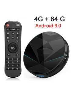 Smart Tv Box Android 9.0 Iptv 4k Full Hd 1080 4gb 64gb Rom Decoder Wifi