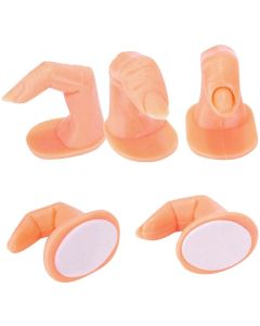 kit da 2 -Dita per allenamento professionale - esercitazione ricostruzione unghie 