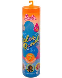 Barbie- Color Reveal Assortimento a Sorpresa a Tema Sole, Vestito e Acconciatura, Modelli Asortiti