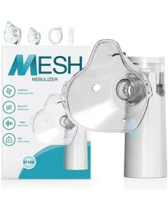 Nebulizzatore Portatile Silenzioso per Bambini e Adulti - Con 2 Maschere e 1 Bocchino per Problemi Respiratori