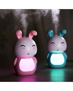 Nuovo umidificatore a Cartoni Animati Mini umidificatore a Tre posti con Coniglio Mengba Portatile Silenzioso