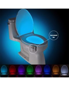 Wc Led Night Light 8 Colori Led variabili Light bowl sensore di movimento