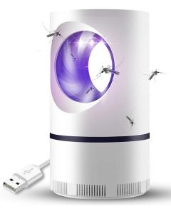 Lampada Antizanzare UV con Aspirazione Silenziosa – Trappola Elettronica USB per Interni