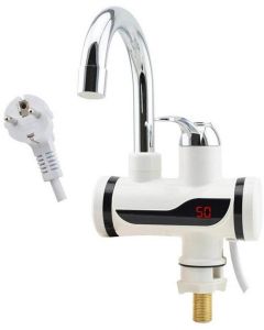 Rubinetto Miscelatore Elettrico Spina Caldaia Acqua Calda Con Display