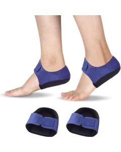 2 plantari cuscinetti proteggi tallone con soft gel sollievo dal dolore e talloni screpolati