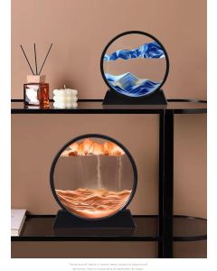 Sabbie Mobili Creative 3D – Paesaggio Naturale con Sabbia che Scorre, Arte da Scrivania per Casa e Ufficio