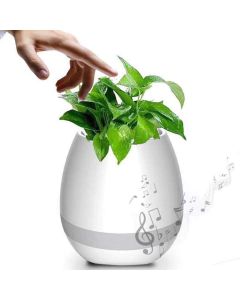 Vaso Fioriera con Altoparlante Bluetooth con Luce Colorati, Multi-Funzioni Speaker Bluetooth