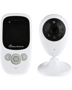 Baby monitor 2.4 pollici wireless sorveglianza temperatura musica infrarossi night vision monitor con telecamera video nanna radio