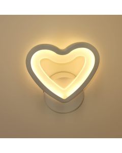 Applique Moderna da Parete E28-N - Lampada LED 6W Design a Forma di Cuore