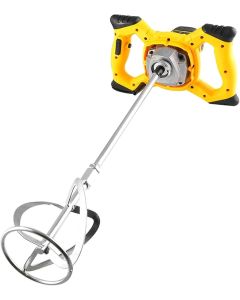 Miscelatore Professionale per Malta e Cemento 2400W – Agitatore Elettrico M14 con 6 Velocità Regolabili, Impugnatura Ergonomica Antiscivolo