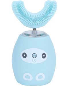 Spazzolino Elettrico Ultrasonico per Bambini – Forma a U, 4 Modalità, IPX7 Impermeabile, Pulizia e Sbiancamento Dentale