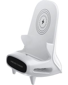 Wireless Charger  Caricatore Senza Fili Antiscivolo per Pad Caricatore Senza Fili Portatile Stazione di Ricarica Senza Fili per Tutti i Dispositivi abilitati Senza