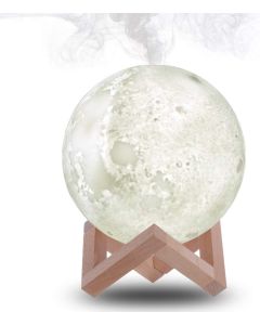 Lampada Umidificatore a Forma Di Luna Luce Notturna Con Funzione Di Umidificatore 