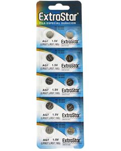 10 Batterie a Bottone Pile Ag7 1,5v Lr57 Sr926 Sg7 395a Sr57 Lr926