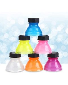 6 pezzi drink bottiglia tappo,bottiglia della bevanda di tenuta tappo antipolvere riutilizzabile coperchi per lattine di soda per 6 cm calibro lattine e bottiglie