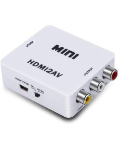 Adattatore convertitore da HDMI a segnale AV CVBS RCA Audio video PAL+NTSC