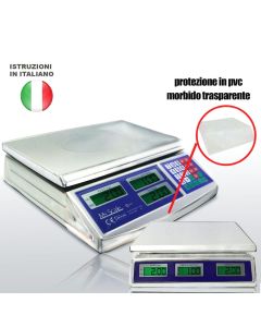 Bilancia Elettronica Digitale 40 Kg 2 grammo Batteria Integrata Professionale