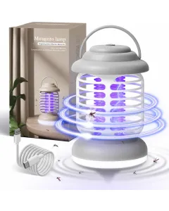 Lampada Antizanzare UV 390nm con Scossa Elettrica 3000V