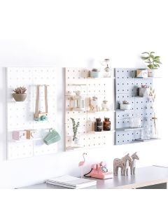 Mensola da cucina in plastica semplice da forare, ripiano da cucina, dormitorio, bagno, parete attrezzata