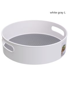 Vassoio  rotante a 360 ° antiscivolo- Vassoio Organizzatore per lattine , condimenti o spezie 