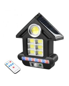 Faro solare con pannello faretto sensore di movimento 81 led cob cl-s180