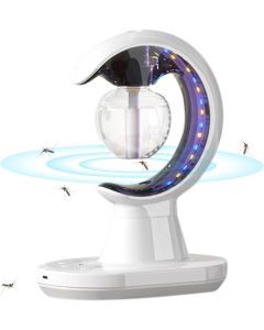 Lampada Antizanzare Elettrica 3 in 1 con Umidificatore e Luce Notturna LED – Repellente Delicato per Insetti Volanti, Sicura ed Ecologica, Ideale per Camera da Letto, Bambini, Casa e Ufficio