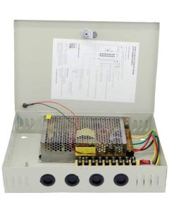 Alimentatore CCTV 9 Canali Uscita 12 V 20 Amp Scatola Porta con Fusibile PTC Alimentatore CCTV DVR Sistema di Sicurezza e Telecamere