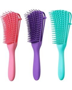 Spazzola districante per capelli ricci afro per capelli ricci crespi