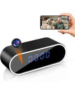 Telecamera Spia WiFi Orologio 1080P HD – Telecamera Nascosta con Monitoraggio Remoto, Visione Notturna e Rilevamento del Movimento