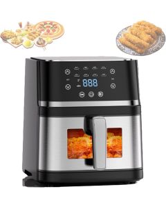 Friggitrice ad Aria 12 Litri Digitale, 2400W, 8 Programmi, Antiaderente