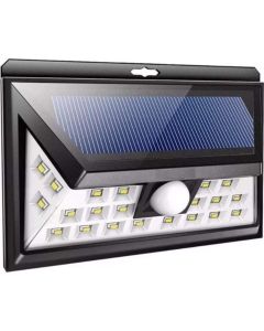 4 pcs - Faretto solare 30W 28 led Luce fredda