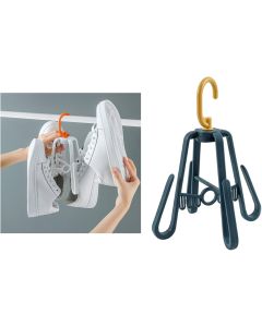 Gruccia per scarpe pieghevole portascarpe organizer scarpe appendino gancio multifunzionale