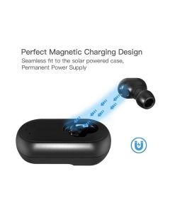 Auricolare wireless ricarica solare Cuffia nuovo modello 2,4-2,48 GHZ in-Ear IOS ANDROID