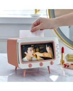 Scatola per fazzoletti creativa a forma di TV porta fazzoletti
