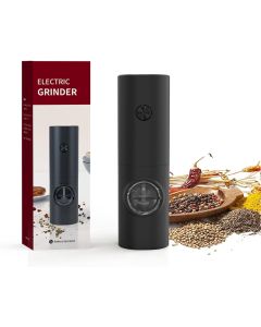 Macina Sale Pepe Elettrico con granulometria regolabile funzionamento con una sola mano illuminazione a LED sulla base