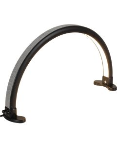 Luce a mezzaluna a LED con diamante bianco kit per la cura delle unghie sagomate luci a LED ad anello ad arco da tavolo per bellezza
