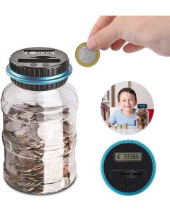 Salvadanaio digitale contatore automatico per monete 
