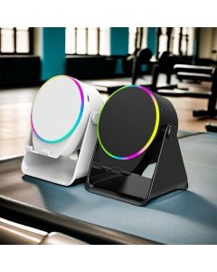 Supporto multifunzione per smartphone con speaker wireless e illuminazione LED