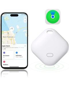 Localizzatore Portachiavi GPS, Tracker Intelligente per Oggetti, Tracciamento Bagaglio, Chiavi, Telefono, Portafoglio, Animale