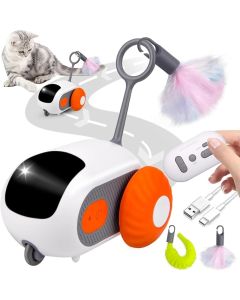 Turbo Tail 2.0 – Giocattolo Interattivo per Gatti con Coda Rotante Sensibile al Movimento