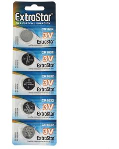 5 Batterie a Bottone Cr1632 Litio 3 V Pile Cr 1632