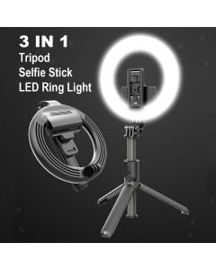 Selfie ring light con Bluetooth Remote per Smartphone