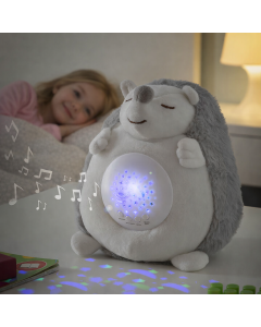 Riccio di Peluche con suoni e luci Proiettore Antibuio Spikey
