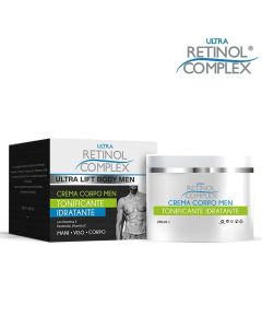 Ultra retinol complex crema corpo men tonificante - 250ml
