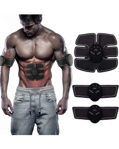 Stimolatore elettrico per addominali ems per la stimolazione muscolare con 6 modalità usb ricaricabile per addome braccia gambe