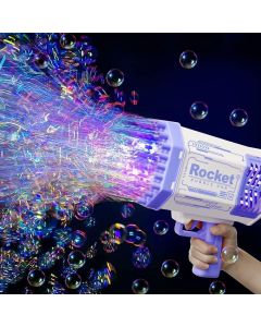 Pistola giocattolo a bolle Bubble gun 69 fori automatica