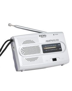 Radio Portatile FM/AM radiolina Tascabile Altoparlante Jack per Cuffia BC-R28