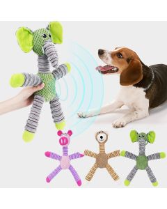 Giocattolo in Peluche per Cani – Morbido e Resistente al Morso con Suono